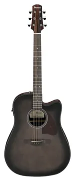 Ibanez AAD70CETBN Burst carbone trasparente avanzato