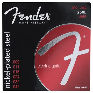 Fender Super 250 Electric Guitar String Set | 09-42 Gauge