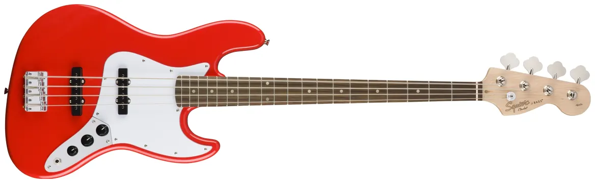 Squier Affinity Series Jazz Bass LRL Race Red