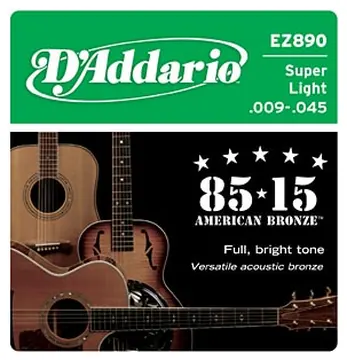 D'Addario EZ890 Super light 009-045