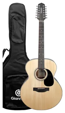 Giannini 12 Cordas J12 DLX EQ NS Deluxe C/ Bag