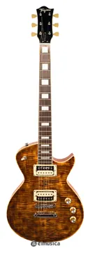 Tagima Mirach Les Paul Escala Escura Cor Transparent Ambar (TAMB) Com case