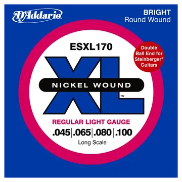 D'Addario ESXL170 Double Ball End Light Long Scale Bass Saiten
