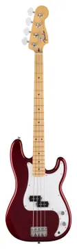 Fender Standard Precision Bass touche erable plaque blanche Candy Cola
