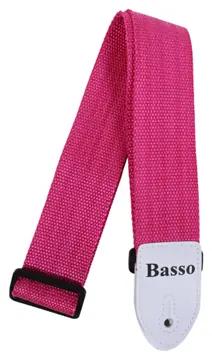 Basso Correia Basso Para Instrumentos Nylon NY16 Cor Rosa
