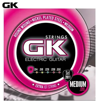 Gk Strings Encordoamento GK Guitarra Elétrica .011 Nickel Plated Steel 2011