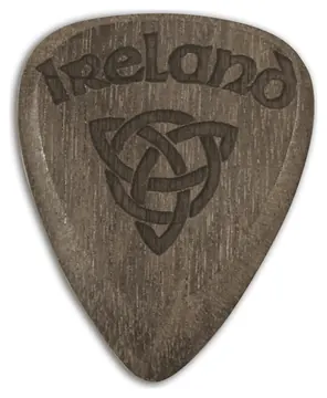 Irish Ireland Knot Wooden Guitar Plectrum