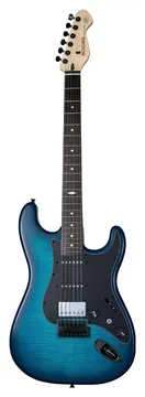 Mooer Msc31 Pro Blue Burs - Chitarra Elettrica Solid Body