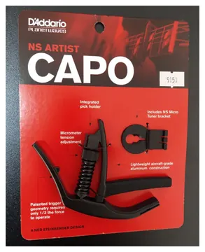 D'addario Capotraste D'addario Tri-Action PW-CP-10