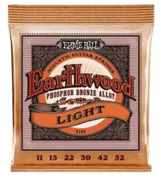 Corde Acustica Ernie Ball 2148 Eartwood Phosphor Bronze light 11-52