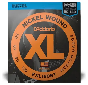 D'Addario EXL160BT - XL Bass Nickel Wound, Balanced Tension, Long Scale 50-120