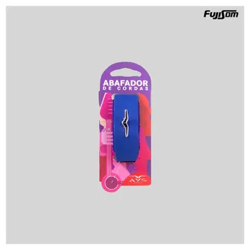 AVS Abafador DE Cordas Avs Para Violão Guitarra Couro Azul Royal | Fujisom