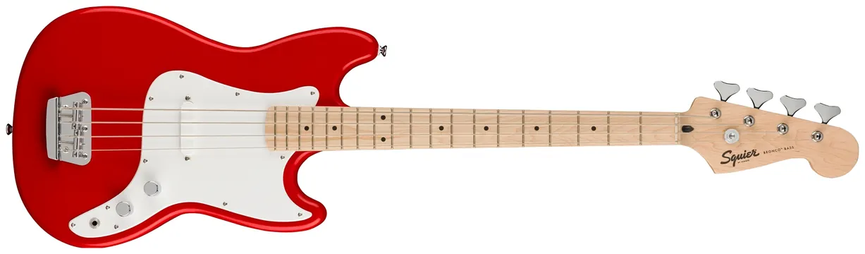 Squier Bronco Bass Torino Red