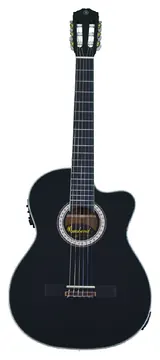 Maclend Cutaway Eletroacústico Nylon MCC BK - Maclend