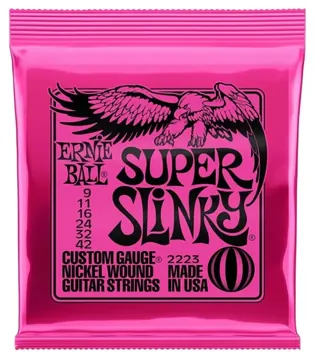 Ernie Ball Encordoamento Ernie Ball 0.09 Guitarra