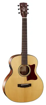 Cort Westerngitarre, Little CJ, Open Pore, Preamp, Tasche, COLCJWNFOP
