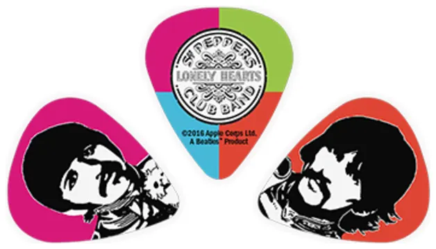 D'Addario 10 Beatles Picks Sgt Pepper - Card
