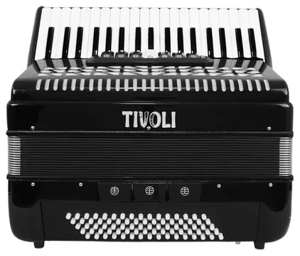 Tivoli Acordeon 37 Teclas 80 Baixos Preto - Tivoli