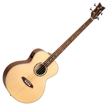 Ortega D7E-4 Deep Series Medium Scale Elektro-Akustik-Bass, Natural