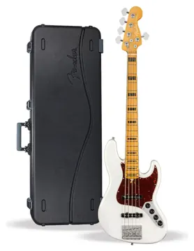 Fender - Pride Contrabaixo Fender American Standard Jazz Bass 5C Branco