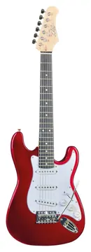 EKO Guitars S-100 3/4 Chrome Red