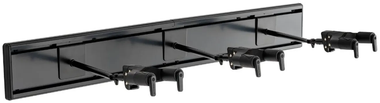 Hercules HCGSP-403SB Slatwall Wandhalter für 3 Gitarren