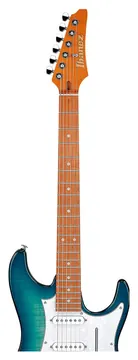 Ibanez AZ22S1F TBX Transparent Turquoise Burst Super Strato Passiva