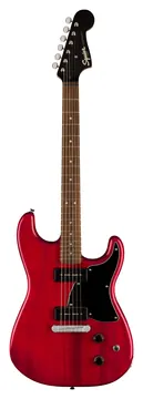 Squier Paranormal Strat-O-Sonic Laurel Fingerboard Crimson Transparent