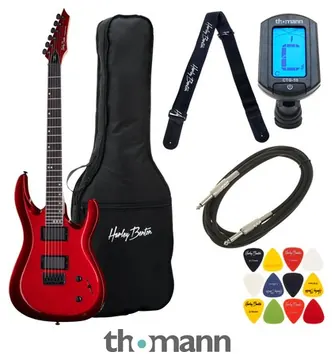 Harley Benton R-446 Blood Metallic Bundle