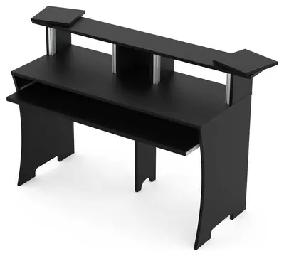 Glorious WORKBENCH BLACK Workstation console di lavor x prod. musicali, Nero