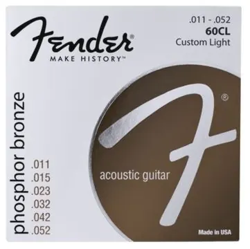 Fender 60 CL Phosphor Bronze Westerngitarrensaiten 11-52