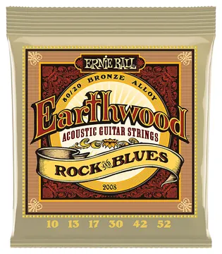 Ernie Ball Acoustic Guitar Strings 10-52 Ernie Ball Earthwood Rock And Blues 100% Genuine