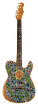 Fender American Acoustasonic Telecaster Blue Flower