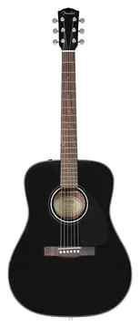 Fender cd60 v3 black chitarra acustica