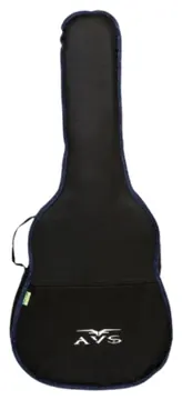 BAG P/ VIOLÃO 3/4 SIMPLES - Preto - U
