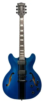 Waldman GHO220S MLB Semi Hollow Metallic Blue