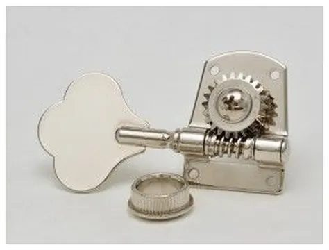 Kluson Vintage Bass Tuner 4 links Nickel