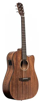 James Neligan Dreadnaught Cutaway Electro Acoustic Solid Top Mahogany