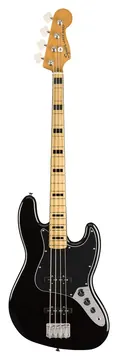 Squier Classic Vibe 70 Jazz Bass MN Zwart Elektrische Basgitaar