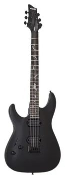 Schecter Damien 6 Lh Satin-Schwarz