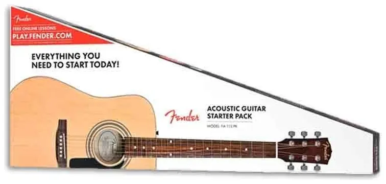 Pack Guitarra Folk Fender FA 115 Spruce Natural WN
