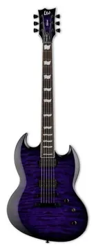 ESP/LTD Viper-1000 See Thru Purple Sunburst