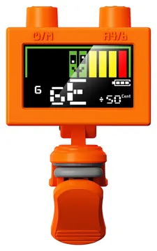 Cherub WST-570LI-ORG Akku Clip-On Stimmgerät, wiederaufladbar, orange