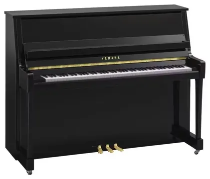 Yamaha B20 | New Series Acoustic Piano | Gold fittings | Polished Ebony