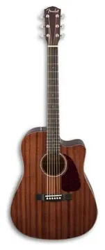 Guitarra Eletroacústica Fender CD 140SCE Dreadnought All Mahogany com Estojo