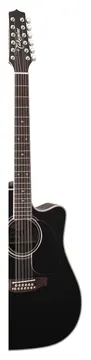 Takamine Japan Ef381Sc Dreadnought 12 Black
