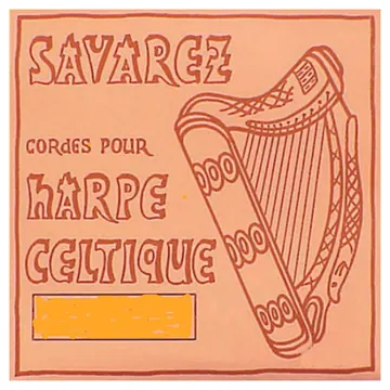 Savarez HAF37 Metal wound High Tension Harp String 6th Octave. 155cm D