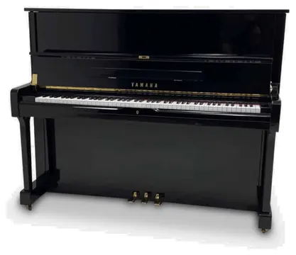 Yamaha U100 Zwart Hoogglans Piano