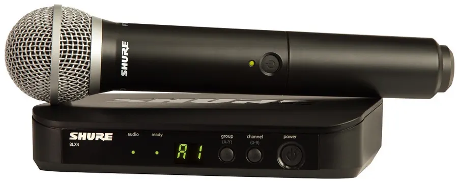 Microfone Sem Fios SHURE BLX24E/SM58 (H8E)