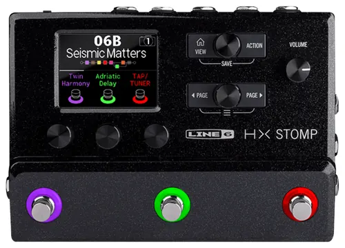 Line6 Pedaleira Line 6 HX Stomp Moduladora de Amp Compacta com Modelagem Helix